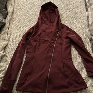 Maroon Lululemon Zip jacket